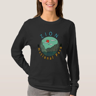 T-shirt Zion National Park Utah Touriste Hiker