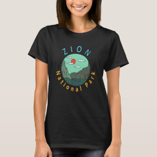 T-shirt Zion National Park Utah Touriste Hiker