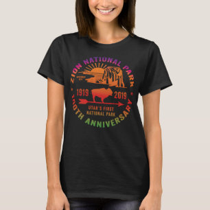 T-shirt Zion National Park Utah USA 100 Année Centennial S