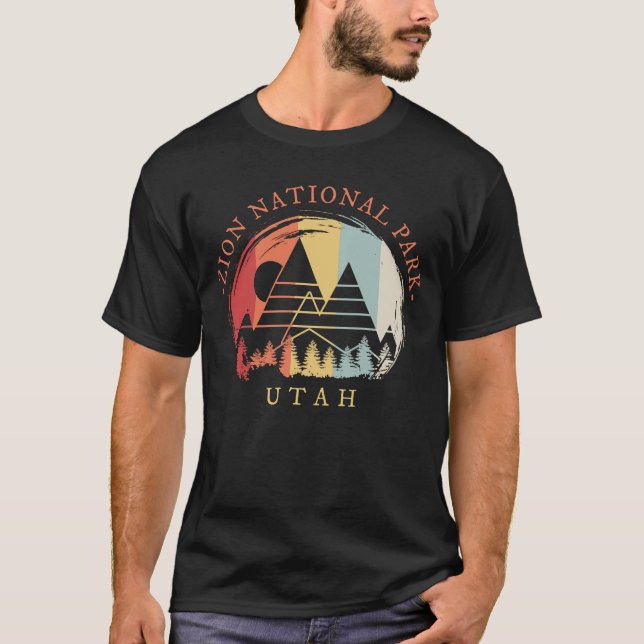 T-shirt Zion National Park Vintage (Devant)