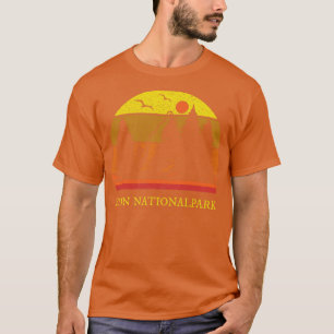 T-shirt Zion Nationalpark Retro Vintage