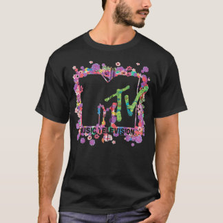 T-shirt Zip du logo floral MTV