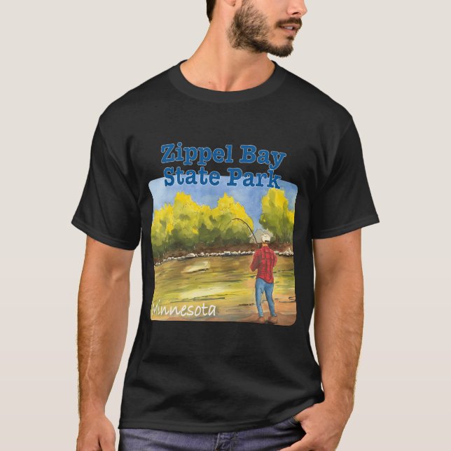T-shirt Zippel Bay State Park, Minnesota (Devant)
