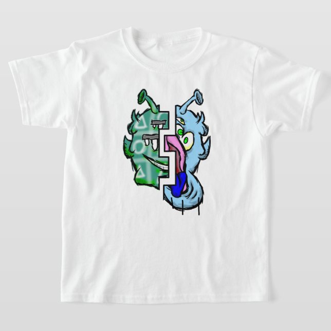 T-shirt Zippy Trippy Alien Dazs 2-Face Xo/Ice k (Poser)