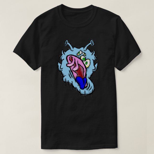 T-shirt Zippy Trippy Alien Dazs Cold (Design devant)