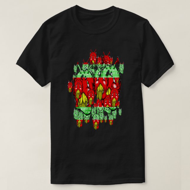 T-shirt Zippy Trippy Alien Dazs G-Y (Design devant)