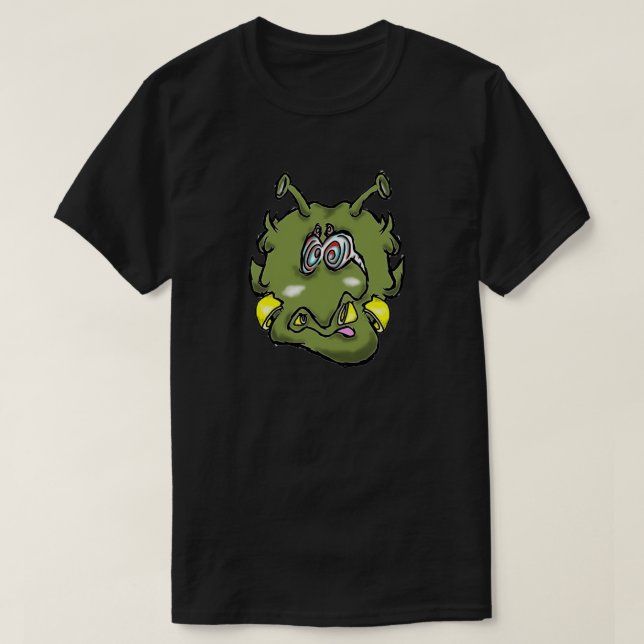 T-shirt Zippy Trippy Alien Dazs Oops (Design devant)
