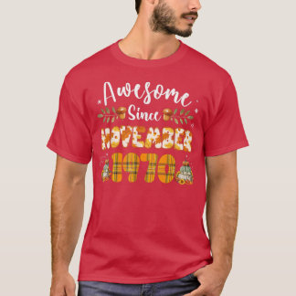 T-shirt Zjl2 fantastique Novembre 1970 Anniversaire 51ème 