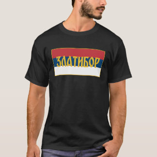 T-shirt Zlatibor Montagne Tornik Drapeau Serbe Srpska Zast