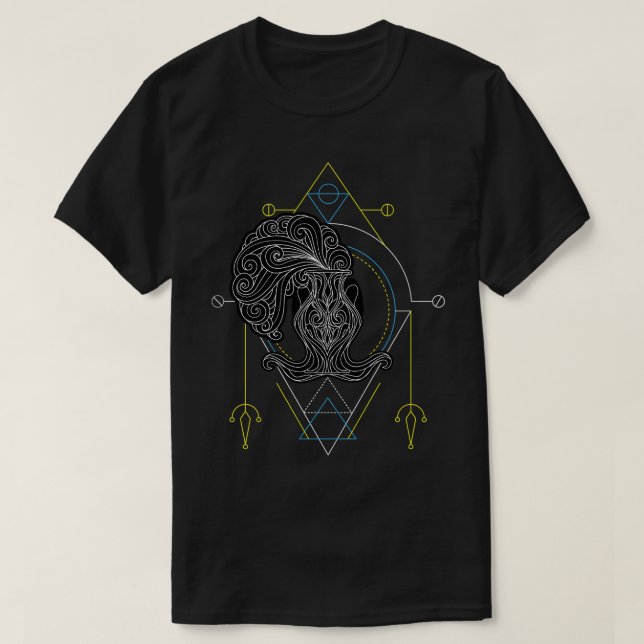 T-shirt Zodiac Aquarius (Design devant)