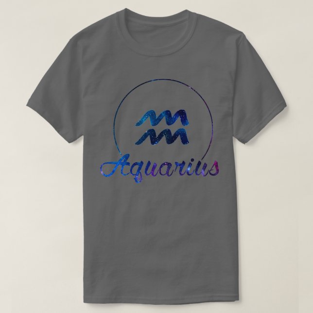 T-shirt Zodiac Aquarius (Design devant)