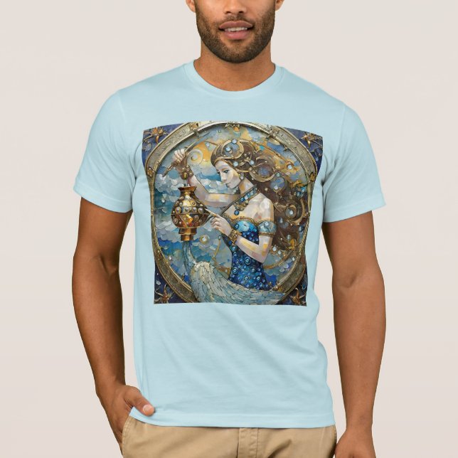 T-shirt Zodiac - Aquarius Le Porteur D'Eau (Devant)
