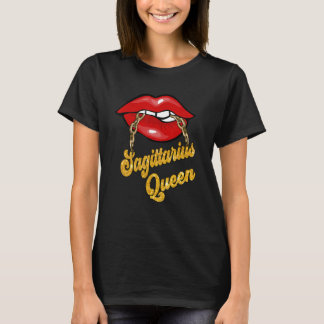T-shirt Zodiac Astrologie Lip Sagittarius Reine Novembre