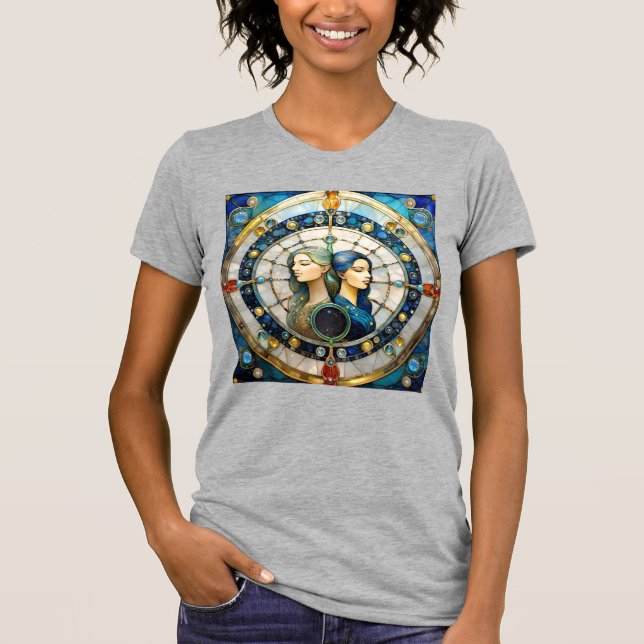 T-shirt Zodiac - Gemini Les Jumeaux (Devant)