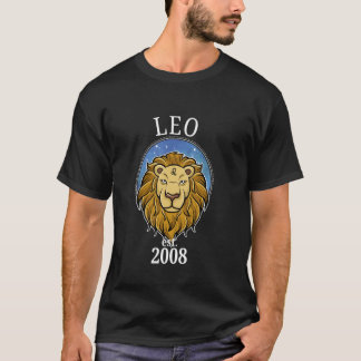 T-shirt Zodiac Leo Born in 2008