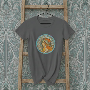 T-shirt Zodiac Portrait Alphonse Mucha