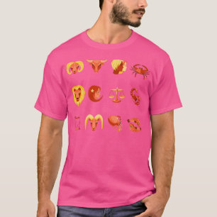 T-shirt Zodiac Signes Girlfriend Zodiac Horoscope Astrolog