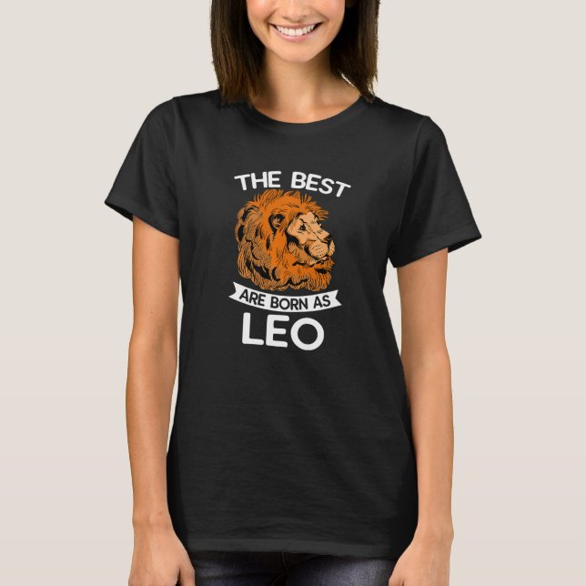 T-shirt Zodiac Signs Astrology Horoscope  Astrologer Leo J (Devant)