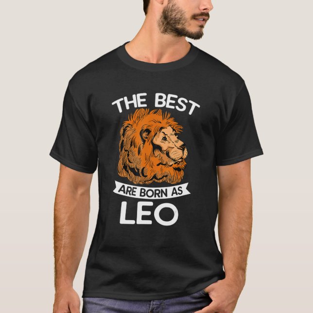 T-shirt Zodiac Signs Astrology Horoscope  Astrologer Leo J (Devant)
