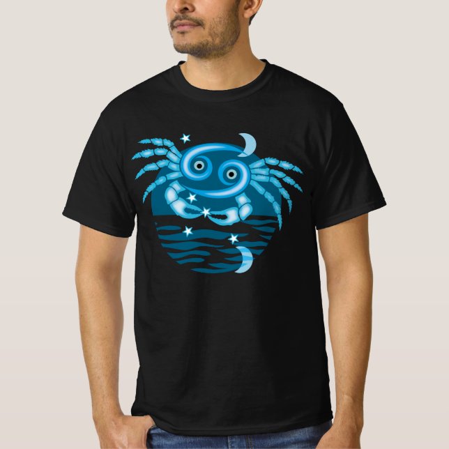 T-shirt Zodiac Star Sign - Cancer (Devant)