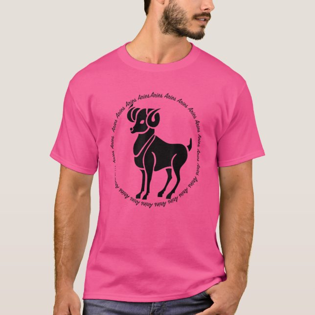 T-shirt Zodiacs Horoscope Ariesram (Devant)