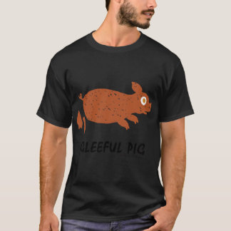T-shirt Zodiaque chinois 2 famille de cochon joyeux