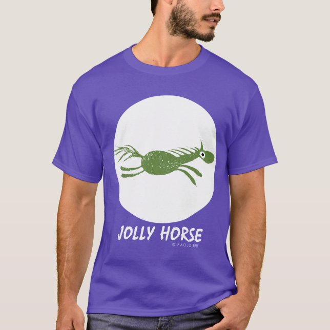 T-shirt Zodiaque chinois 7 Cheval joyeux 1 (Devant)