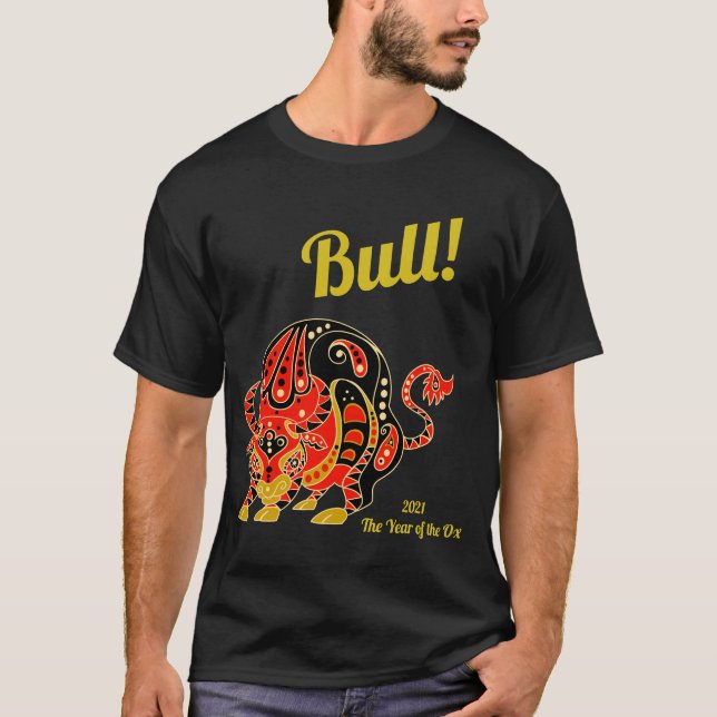 T-shirt Zodiaque chinois - Année du boeuf (Devant)