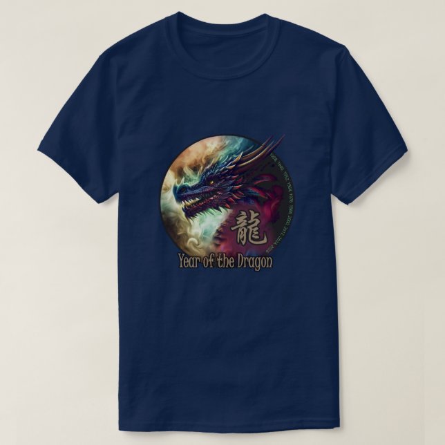 T-shirt Zodiaque chinois "Dragon" (Design devant)
