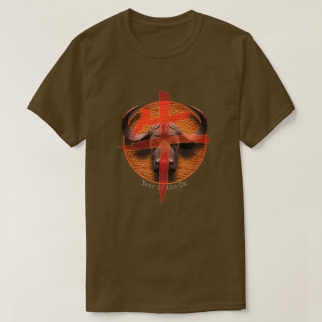 T-shirt Zodiaque chinois "Ox" (Design devant)