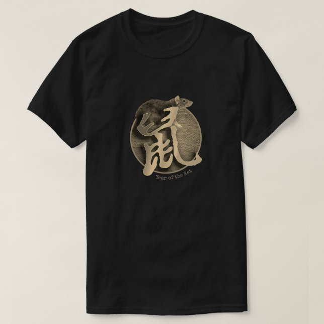 T-shirt Zodiaque chinois "Rat" (Design devant)