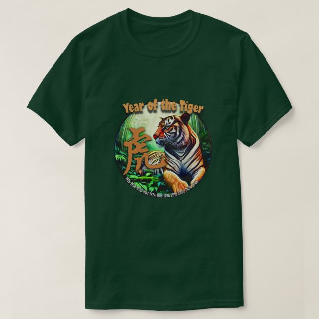 T-shirt Zodiaque chinois "Tigre" (Design devant)