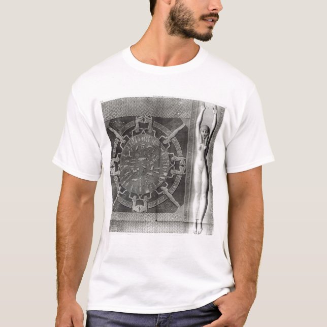 T-shirt Zodiaque de Dendera, gravé en 1802 (Devant)