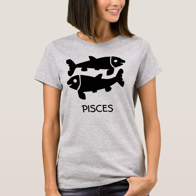 T-shirt Zodiaque de Poissons (Devant)