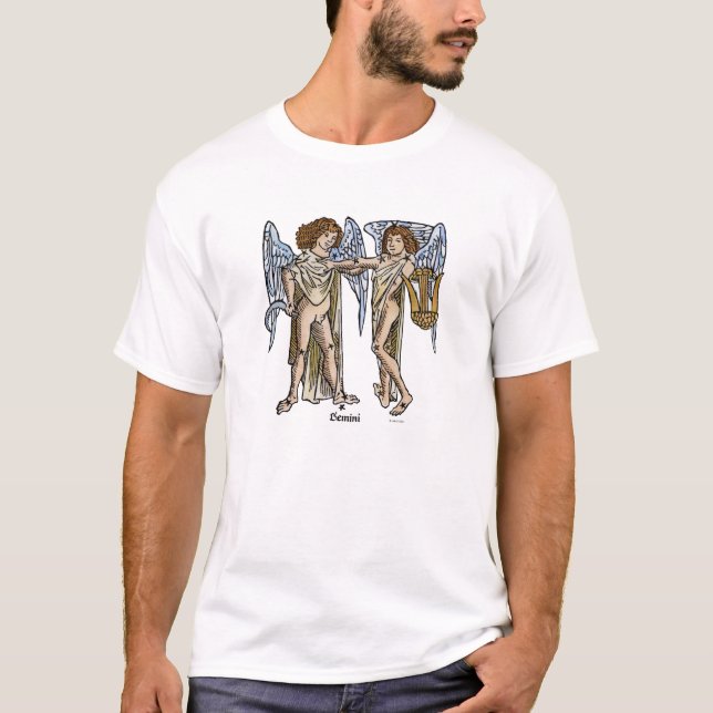 T-shirt Zodiaque : Gémeaux, 1482 (Devant)