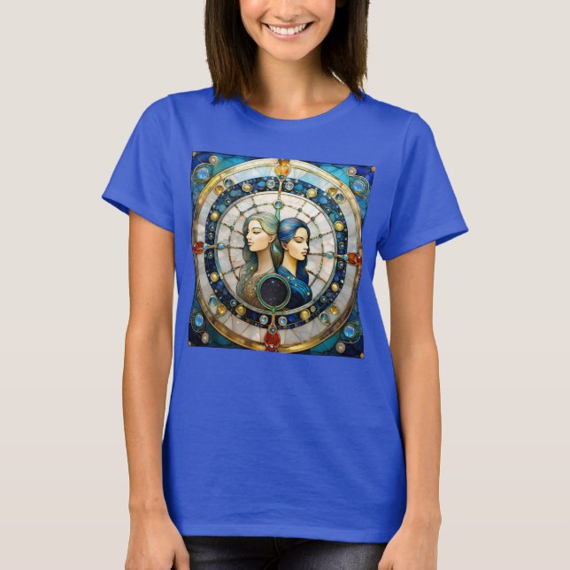 T-shirt Zodiaque - Gémeaux Les Jumeaux (Devant)