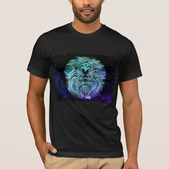 T-shirt zodiaque lion le leo (Devant)