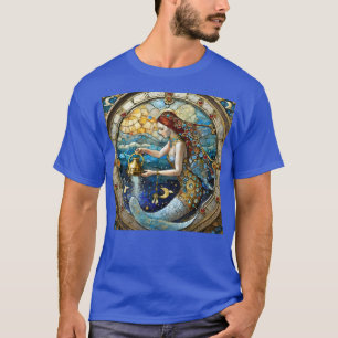 T-shirt Zodiaque - Verseau La Porteuse d'Eau Sirène