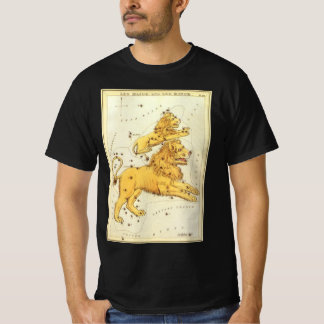 T-shirt Zodiaque Vintage, Astrologie Lion Constellation Li