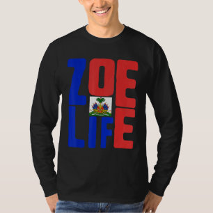 T-shirt Zoe Life Haitian Pride Parfait Haïti Flag Day Mai