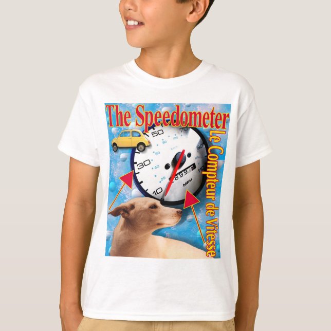 T-shirt ZoeSPEAK - Le Speedometer (Devant)