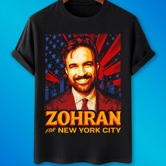 T-shirt Zohran Mamdani for New York Mayor 2025 (Créateur téléchargé)