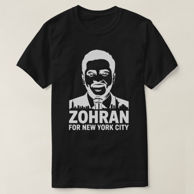 T-shirt Zohran Pour New York City Zohran Mamdani, Vote Zoh (Design devant)