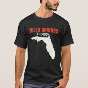 T-shirt Zolfo Springs Florida USA State America Travel Flo
