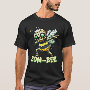 T-shirt Zom Bee Adorablement Déplaisant Zombie Bee Dessin 