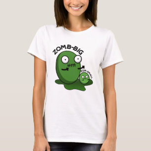 T-shirt Zom-big Zom-small Funny Halloween Zombie Pun