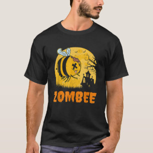 T-shirt Zombee Funny Zombie Undead Monster Pun Halloween C
