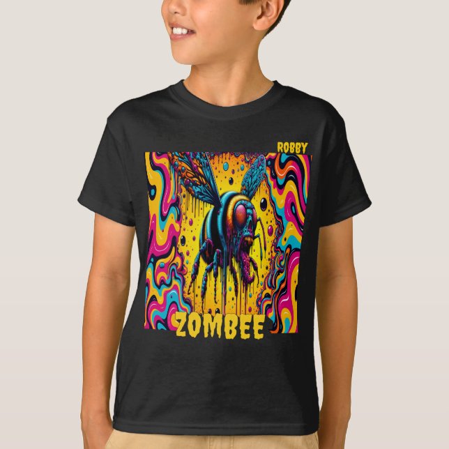 T-shirt Zombee personnalisable garçon's (Devant)