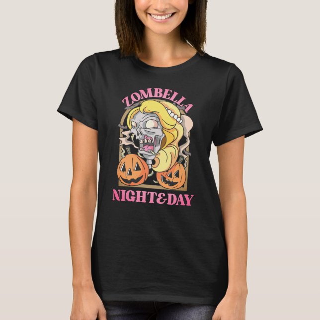T-shirt Zombella Nuit et Jour (Devant)