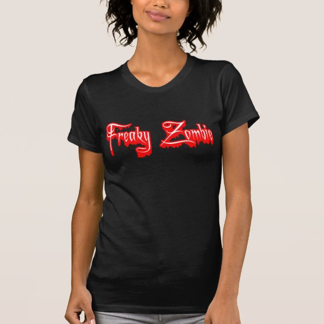 T-shirt Zombi bizarre (Devant)